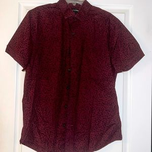 Express Men’s short sleeve button up Men’s Large 16-16 1/2